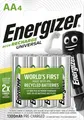 Produktbild: ENERGIZER Akku AA/LR6 wiederaufladbar Ni-Mh 1300 mAh 4er-Pack