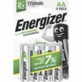 Produktbild: Energizer NiMH Akku Universal Mignon AA 1.300 mAh 4er Pack  Akku