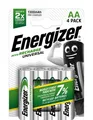 Produktbild: 4x Energizer AA Wiederaufladbare Batterien Akku Micro 1,2V 1300mAh