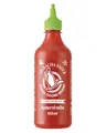 Produktbild: FLYING GOOSE Sriracha Chilisauce, mit Zitronengras, scharf, hellgrüne Kappe, scharfe Würzsauce aus Thailand, 1 x 455 ml