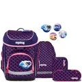 Produktbild: Ergobag Schulranzen Set 5tlg. Cubo Light Color Flash Edition (2026) PerlentauchBär 01518-900K2-10