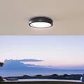 Produktbild: Lindby LED Deckenlampe aussen Ø 24,5 cm, Deckenleuchte außen strahlwassergeschüt