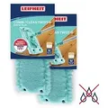 Produktbild: LEIFHEIT 2er Set Wischbezug Clean Twist / Combi M geeignet für die Trockenreinigung