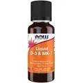 Produktbild: Now Foods, flüssiges Vitamin D-3 & MK-7, 1 fl oz (30ml) - Blitzversand