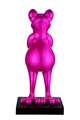 Produktbild: Casablanca - Design Deko Skulptur Frosch - aus Kunstharz auf Marmorsockel - Höhe 68 cm - pink metallic - Dekofigur - Home - Liebe - Geschenkidee
