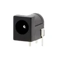 Produktbild: 2.1mm x 5,5mm Hohlstecker für Breadboards / DC barrel jack / Einbaukupplung 