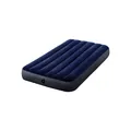 Produktbild: INTEX Luftmatratze Classic Downy 1-Personenbett Blau Luftbett Gästebett