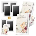 Produktbild: EULENTALER ® Das Baby Abdruckset I 2+1 Sparset I 0-6 Monate I Von Pädagogen empfohlen I Für Handabdruck, Fußabdruck & Pfotenabdruck I inkl. 6 Stempelkissen & 12 Abdruckkarten für schöne Erinnerungen