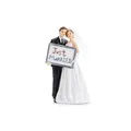 Produktbild: PartyDeco Figur Brautpaar Just Married | 14,5 cm