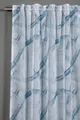 Produktbild: Gardinia Dolly-Voile mit Druck, 140 x 245 cm, blau