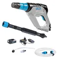Produktbild: GLORIA Akku Sprühsystem MultiJet 18V Set | Mobiler Hochdruckreiniger & Schaumsprüher mit 3 Druckstufen & 4-in-1 Düse | Inkl. Bosch Akku 18V | Für Reinigung, Garten & Pflanzenschutz