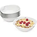 Produktbild: SÄNGER | Müslischalen Bilgola Marmor Design 6 tlg, Müsli Schüssel Set 6 Personen, Porzellan Bowl Schüssel, Schale Spülmaschinenfest, Müsli Schale im Marmor Stil 300 ml | PREMIUM COLLECTION
