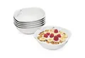 Produktbild: SÄNGER Müslischale Bilgola Marmor, Porzellan, (Set, 6-tlg), Marmor Design, 6x Müslischalen, Erweiterbar, PREMIUM COLLECTION