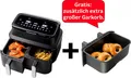 Produktbild: Heißluftfritteuse AirFryer Schwarz 2600W XXL 9L - Hanseatic HAF212600D 39156050