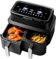 Produktbild: HANSEATIC Heißluftfritteuse AirFryer HAF212600D XXL-9L Schwarz 2600W 39156050