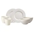 Produktbild: Villeroy & Boch Manufacture Rock Frühstücks-Set 6-teilig weiß Schiefer-Optik