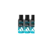 Produktbild: 3x150ml adidas Deospray ICE DIVE 48H Body Spray | langanhaltender Duft vegan