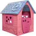Produktbild: Dohany Spielhaus pink Kinderspielhaus Gartenhaus Indoor Outdoor +2J