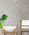 Produktbild: Wandpaneel Rocko Grey Atlantic 265 x 123 x 0,4 cm grau