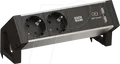 Produktbild: BACH 937.111 - Tischsteckdose, 2-fach, Typ F, 2 x USB, schwarz