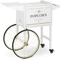Produktbild: Royal Catering Wagen für Popcornmaschine - 51 x 37 cm - weiß & golden -