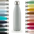 Produktbild: Blumtal Trinkflasche 750 ml Edelstahl - auslaufsichere Isolierflasche - BPA-freie Trinkflasche kalt & warm - doppelwandige Insulated Bottle - rostbeständige Isolierflasche Ultimate Grey - Grau