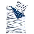 Produktbild: kaeppel Bettwäsche Motion 155 x 220 cm Satin Blau Marine