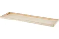 Produktbild: Holz-Tablett rechteckig 45x135cm Beige Randhöhe 23cm Rayher Deko