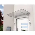 Produktbild: Gutta Glasvordach HD 160 Edelstahl Klar 160 cm x 100 cm