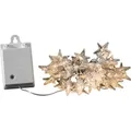 Produktbild: Konstsmide LED Lichterkette Acryl Stern 40 warmweiße LEDs Timer innen