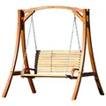 Produktbild: ASS Design Hollywoodschaukel Gartenschaukel Hollywood Schaukel KUREDO-OD aus Holz Lärche