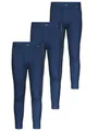 Produktbild: Ammann Herren Hose lang mit Eingriff Jeans 3er Pack Größe 8, Farbe dunkelblau