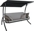Produktbild: Angerer 3-Sitzer Hollywoodschaukel Elegance Smart Sand – Wetterfest, Verstellbar