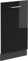 Produktbild: Vicco Geschirrspülblende R-Line, 45 cm ohne Arbeitsplatte, Schwarz Hochglanz/Anthrazit