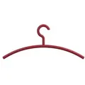 Produktbild: Hewi Kleiderbügel 570.133 rubinrot, feststehender Haken