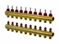 Produktbild: Danfoss FBH-Verteiler FHF-F 10 Kreise mit Durchflussanzeige
