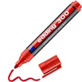 Produktbild: edding 300 Permanentmarker - rot - 1 Stift - Rundspitze 1,5-3 mm - wasserfest, schnell-trocknend - wischfest - für Karton, Kunststoff, Glas, Holz, Metall, Glas