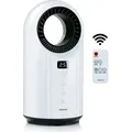 Produktbild: alpina Elektrischer Heizlüfter und Ventilator 1500W – Heizkörper mit Timer und Fernbedienung – Oszillierender Heizstrahler mit Kühl und Heiz... - Weiß