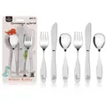 Produktbild: Kinderbesteck 6-teiliges Edelstahl Besteck Kinder Set mit Löffel Gabel Messer...