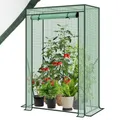 Produktbild: Sekey Tomatengewächshaus 150x100x50 cm, Kleines Gewächshaus, Robustes Foliengewächshaus Tomaten Gewächshaus für Balkon - Stabil, Winterfest & Einfach zu montieren, Grün