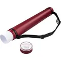 Produktbild: Rumold Zeichenrollenköcher ZR6612 Länge 620-1050mm, ausziehbar, bis DIN A0, Ø 80mm, weinrot