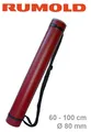 Produktbild: Transportrolle - Zeichenrolle - Transportrohr rot , Ø 80 mm Länge 620-1050 mm