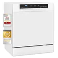 Produktbild: Exquisit Tischgeschirrspüler GSP508-030D weiss | Spülmaschine 55 cm freistehend | Kleiner Geschirrspüler 8 Maßgedecke | Tischspülmaschine LED Display