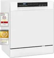 Produktbild: Exquisit Geschirrspüler GSP508-030D | Kompakt-Tischgeschirrspüler 8 Maßgedecke | 55 cm | 7 Programme | Weiß, D (Spektrum A bis G)