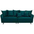 Produktbild: Carryhome Bigsofa, Petrol, Textil, Uni, 3-Sitzer, Füllung: Silikon,Silikon, 226x91x103 cm, Stoffauswahl, Wohnzimmer, Sofas & Couches, Sofas, Bigsofas