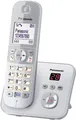 Produktbild: Panasonic KX-TG6821 DECT, GAP Schnurloses Telefon analog Anrufbeantworter, Freisprechen Silber, Grau
