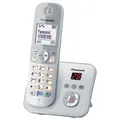 Produktbild: Panasonic KX-TG6821GS DECT Schnurlostelefon Anrufbeantworter Eco GAP