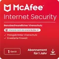 Produktbild: McAfee Internet Security | Jahresabonnement | Für 1 Gerät