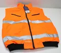 Produktbild: PORTWEST PJ50 Weste Gr.M, orange/marine ohne Ärmel ohne Futter