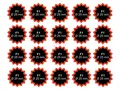 Produktbild: 25 x Rema Tip-Top Schlauchflicken F 1 Ø25 mm Rotrand für Fahrrad